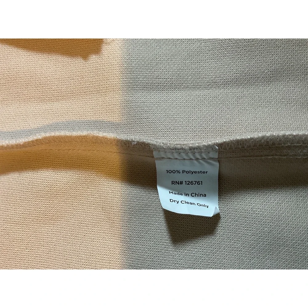 BEIGE Lapel‎ Long Sleeve Single Button Cozy Midi Coat Women Size L